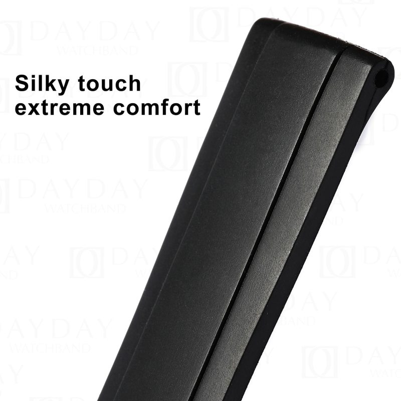 Custom handmade 19mm 20mm 21mm 22mm replacement waterproof toughness silicone rubber watch band for Rolex Omega Panerai Tudor Tudor men women watch straps