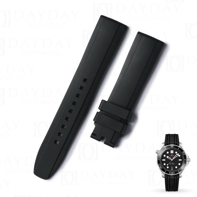 Custom handmade 19mm 20mm 21mm 22mm replacement waterproof toughness silicone rubber watch band for Rolex Omega Panerai Tudor Tudor men women watch straps