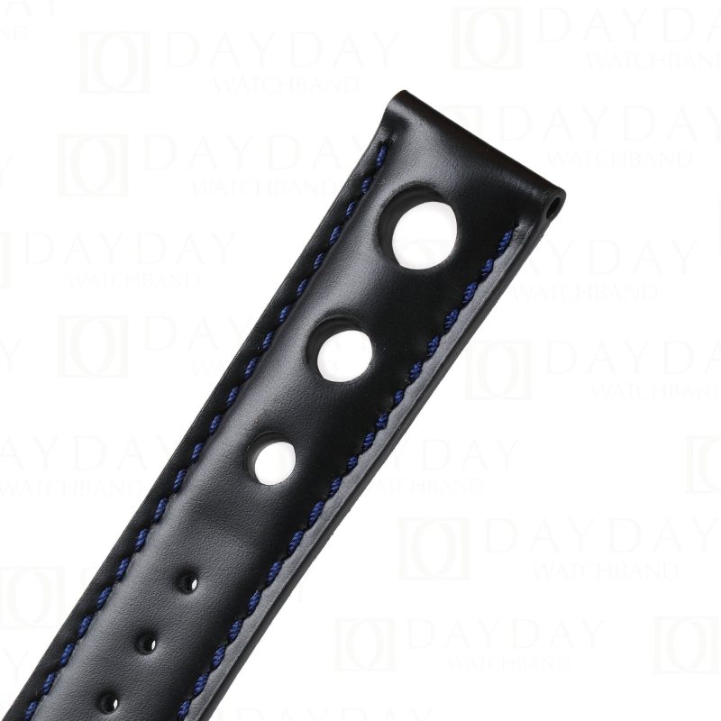 Custom handmade calfskin calf leather watchbands for Chopard Mille 1000 Miglia Racing Watch tire watch band