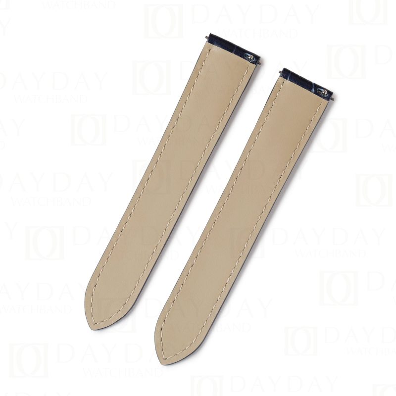 Handmade best quality high-end alligator watch leather band for Cartier Tank solo strap