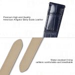 Handmade best quality high-end alligator watch leather band for Cartier Tank solo straps