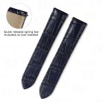 Handmade best quality high-end alligator watch leather band for Cartier Tank solo straps