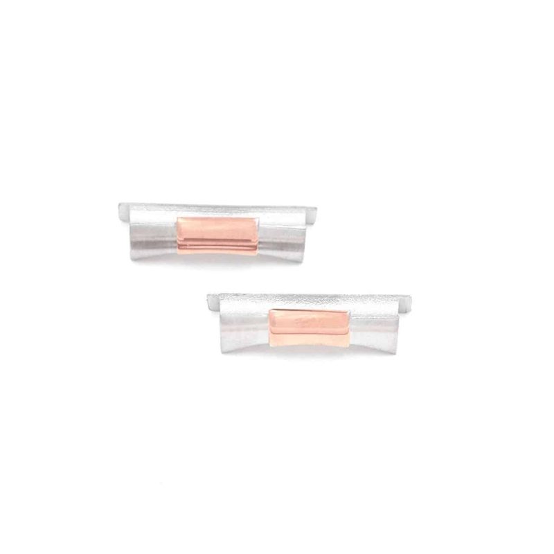 Custom replacement best quality Rolex solid end links for sale 2-Tone Rose Gold for Rolex Daytona, Submariner, Datejust, and Explorer watches