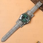 Custom replacement premium calfskin leather bund strap watch band for Rolex Tudor Omega leather Bund straps