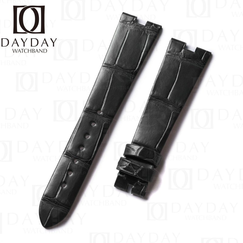 Bvlgari Bzero 1 alligator leather watch band custom handmade replacement strap (10)
