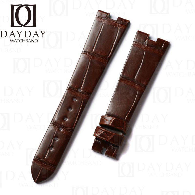 Bvlgari Bzero 1 alligator leather watch band custom handmade replacement strap (11)
