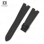Custom black satin watch strap for Versace Palazzo Empire Eon ladies watch
