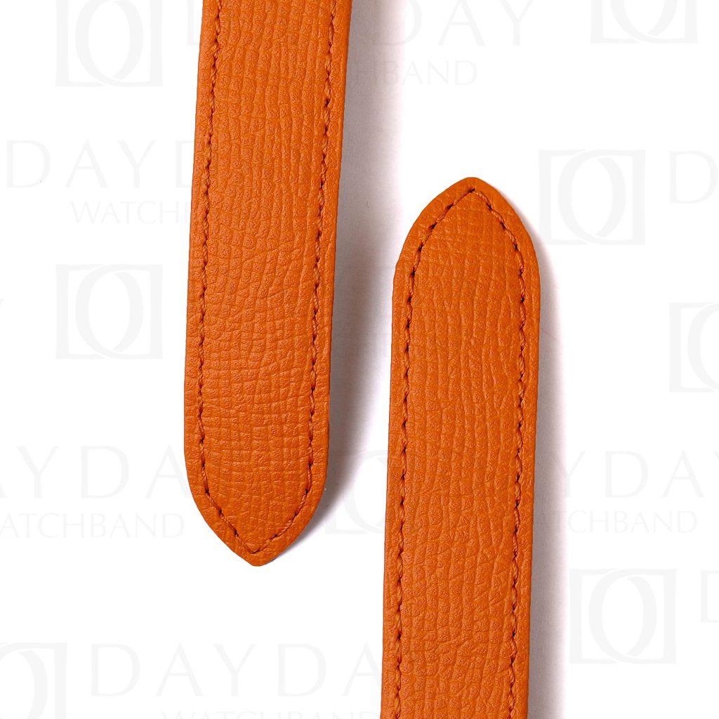 Custom quickswitch epsom leather strap for Cartier Roads Chronograph