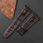 Buy custom Audemars Piguet royal oak Dark brown leather strap 23mm 26mm 28mm 30mm handmade for sale (2)