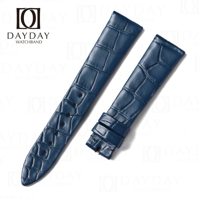 Personalize real alligator watch bands for Blancpain Womens Watch