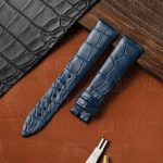 Custom best real alligator leather watch straps water resistant for Blancpain Villeret Womens Watch