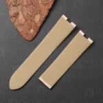 Buy Custom satin leather cartier Baignoire straps off-white for sale (2)