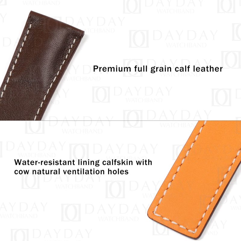 Custom handmade Breitling Navitimer,Top Time B01,Endurance, Super Chronomat,Bentley genuine calf leather watch straps for sale price