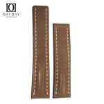 Custom handmade Brown calf skin leather breitling leather watch bands