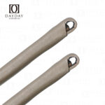 Vanilla color satin fabric watch band 11mm 20mm for Cartier Baignoire with spring bar holes