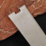Vanilla color satin fabric watch strap band replacement 11mm 20mm for Cartier Baignoire (2)