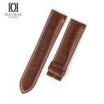 Custom handmade Brown calf skin leather Breitling straps