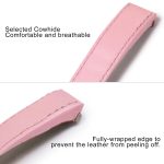 Custom pink calfskin leather quickswitch watch bands for cartier straps roadster -daydaywatchband