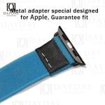 Aftermarket blue nylon best Apple watch bracelet band for sale at low price