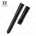 Bespoke Black Cartier lizard watch strap 18mm 20mm fit for Cartier Ronde Tank Solo (2)