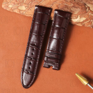 Bespoke alligator strap for Montblanc timepieces