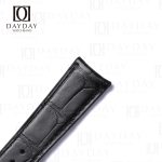 Bespoke best quality real Jaeger Lecoultre alligator strap curved end Fit for Jaeger Lecoultre Master Ultra Thin for sale