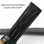 Bespoke best quality real Jaeger Lecoultre crocodile bands 22mm Fit for JLC Reverso Men's watch (2)