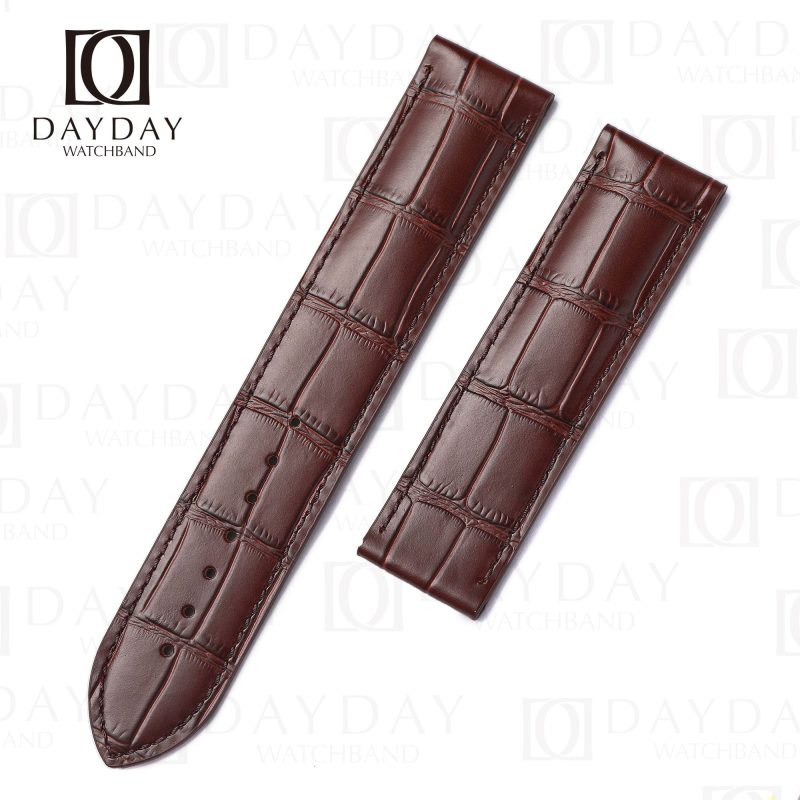 Buy Black crocodile leather Hamilton watch leather strap fit for Hamilton Jazzmaster strap 22mm for Hamilton Jazzmaster, Hamilton American Classic, Khaki Aviation
