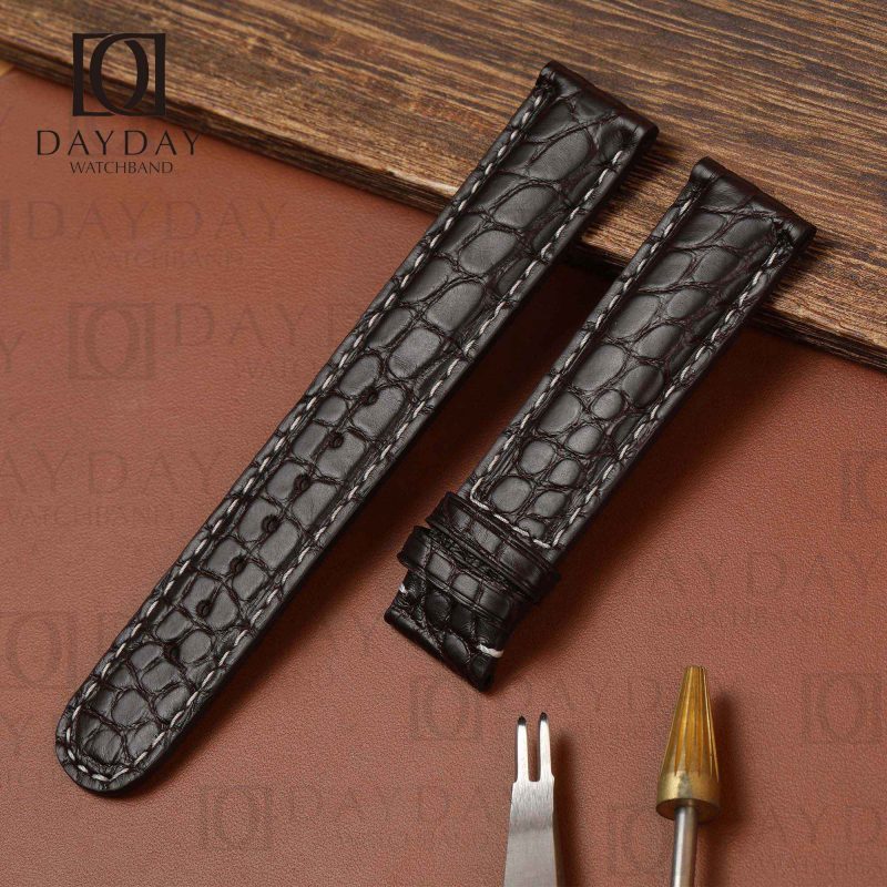Buy alligator leather Grand Seiko bracelet replacement for Grand Seiko Elegance Collection, SLGH005, SBGA407, Sbga211 watches