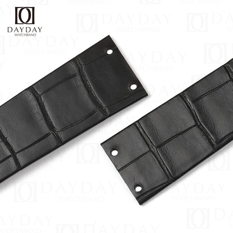 Buy bespoke custom black genuine alligator leather Piaget strap for Piaget Limelight Magic Hour watch at low price (2)