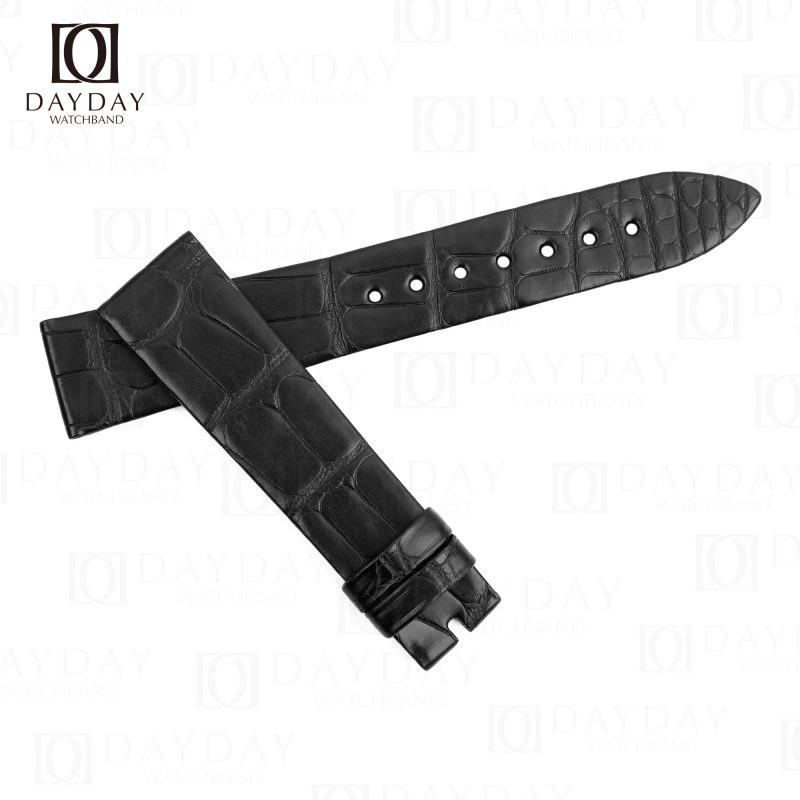 Buy black alligator custom Piaget watch leather quick switch Piaget watch leather strap for sale (2)