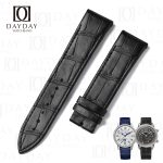 Buy black luxury custom JLC alligator leather strap 22mm for JLC Reverso Men's watch