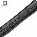 Buy black luxury custom JLC alligator leather strap for Jaeger Lecoultre Master, Master Perpetual, Moonwatch (2)