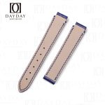Buy custom handmade blue custom colors best real alligator leather strap replacement fit for Chopard La Strada ladies watch straps (3)
