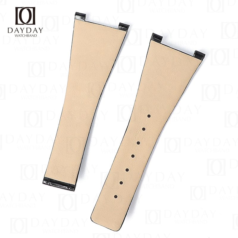Buy handmade black alligator Omega Constellation watch strap fit for Omega Constellation Co-Axial Master Chronometer (2)