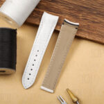 Buy handmade white alligator Omega Planet Ocean strap fit for Omega Seamaster Planet Ocean 600m replacement watch bands (1)