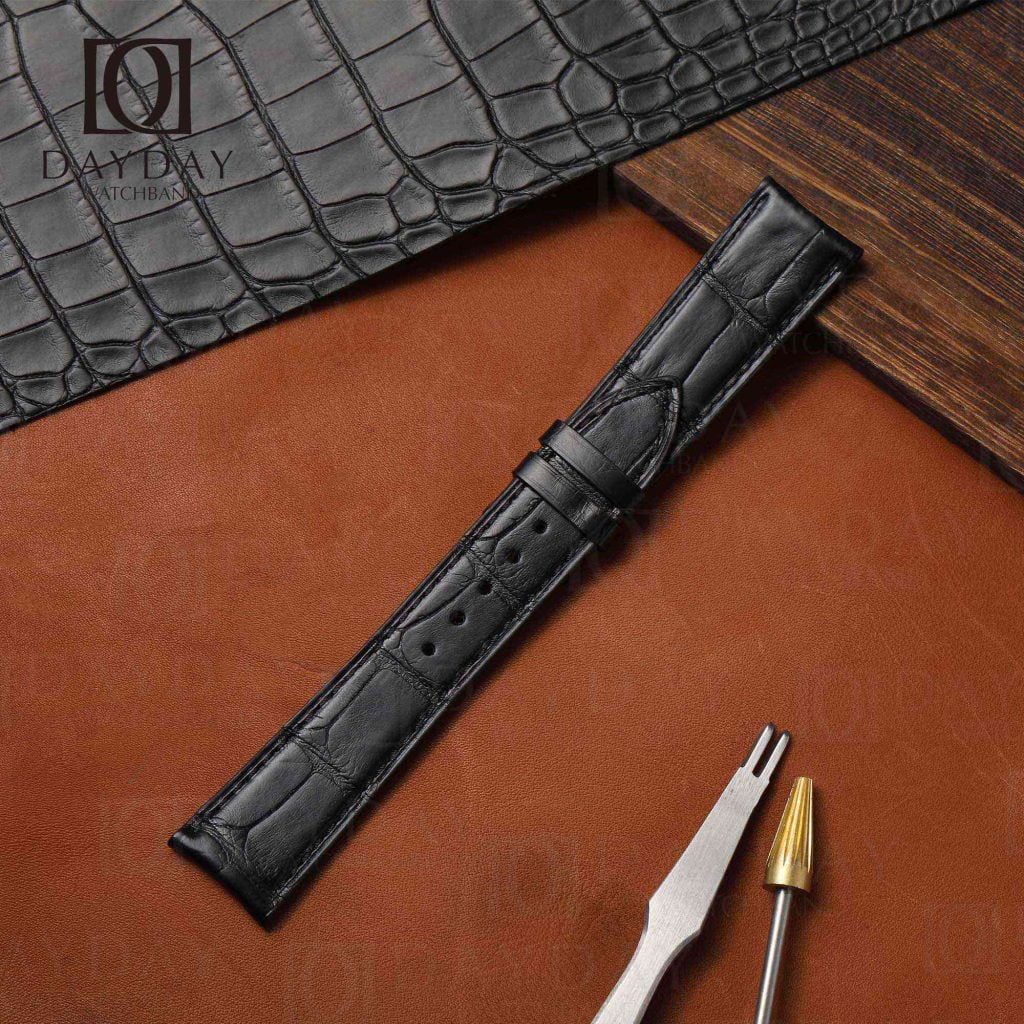 Custom Curved End Ultra Thin alligator leather watch strap for Jaeger LeCoultre Master Ultra Thin 20mm 21mm (Multi-color) 19 Buy replacement alligator watch straps for Jaeger Lecoultre JLC Master Ultra Thin, Master Perpetual, Master Compressor, Moon 20mm 21mm (2)