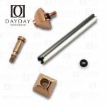 Buy watch accessories rose gold cartier pasha screw tube for Cartier pasha watch bands