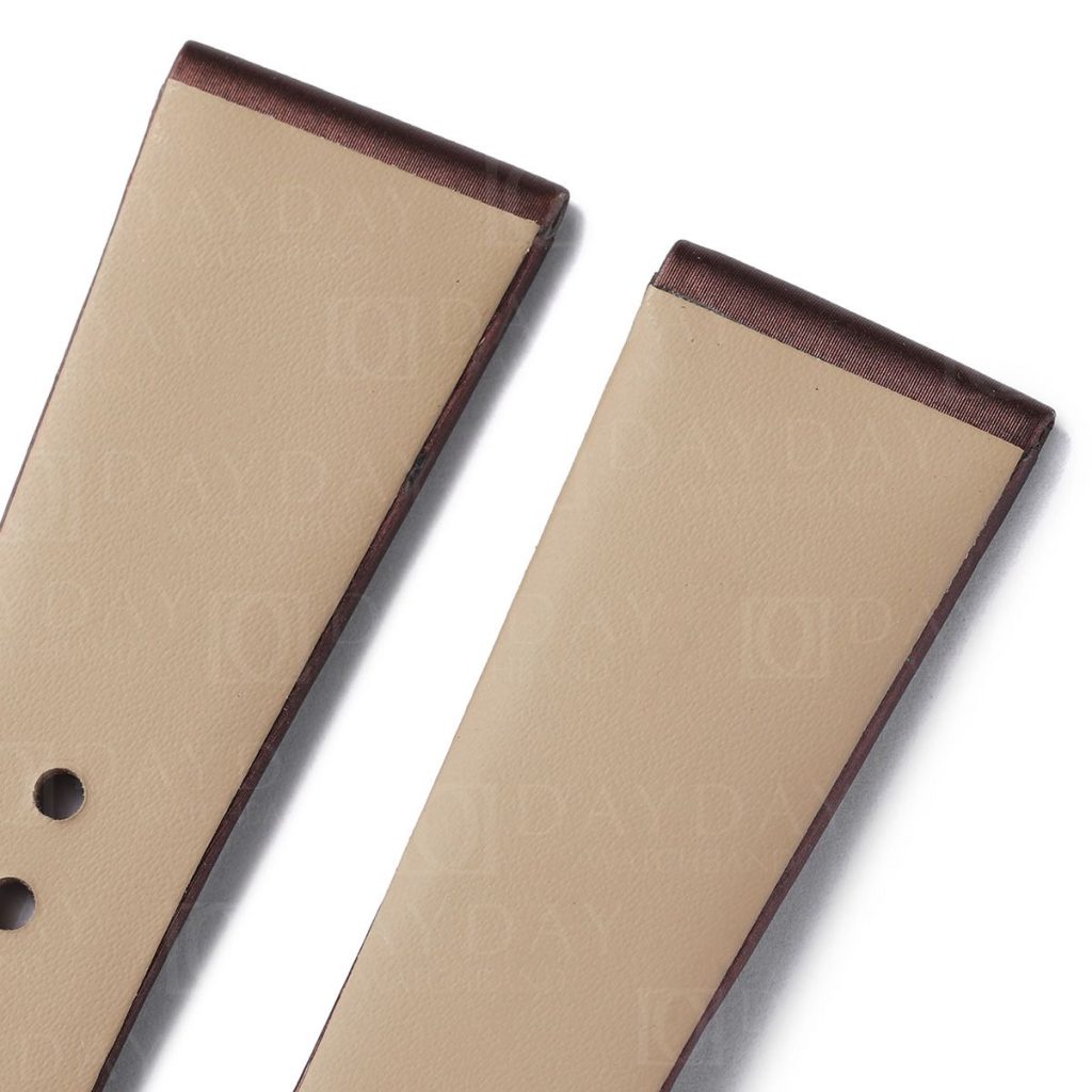 Cartier Tank Divan XL Large Brown Satin watcch band replacement aftermarket