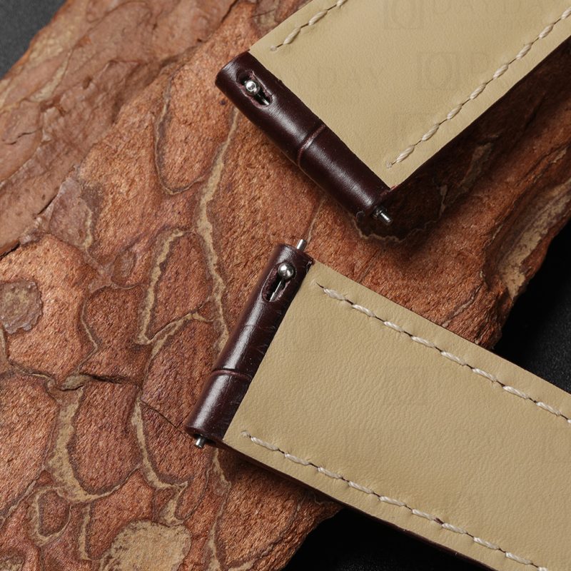 Cartier Tank leather watch strap replacement with quick release spring bar (1)