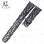 Custom Black replacement crocodile watch strap for Grand Seiko watchband (1)-1