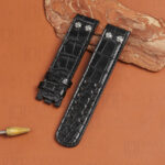 Custom Handmade Alligator Leather Strap for Hamilton Khaki