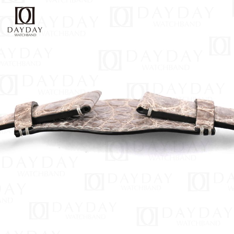Custom Himalayan alligator leather bund strap for Tudor Black Bay 58 41 GMT Heritage Rolex Daytona, Omega Speedmaster, Oris, Seiko, Breitling (2)