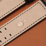Custom bespoke alligator Leather Strap for Hamilton Khaki with calfskin lining 2