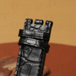 Custom bespoke alligator Leather Strap for Hamilton khaki 4