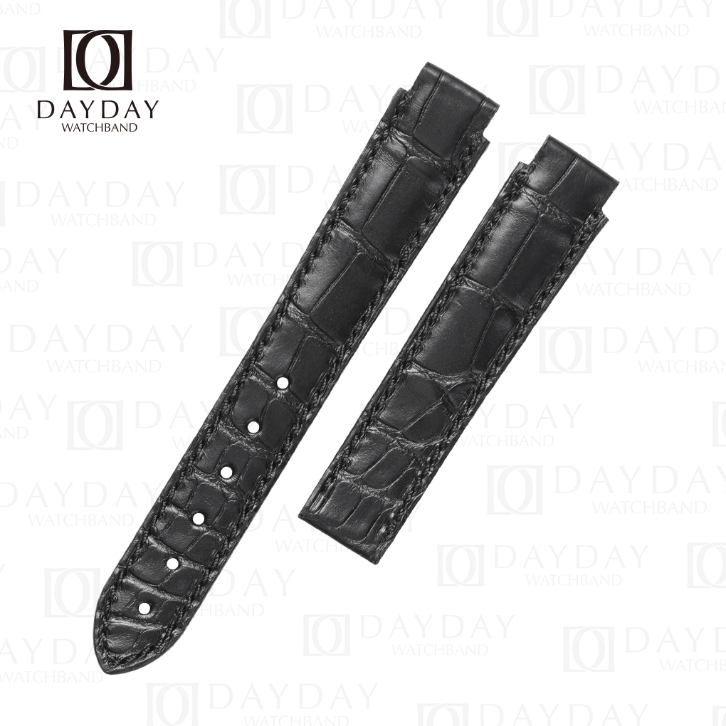Custom alligator watch strap fit for Chopard La Strada