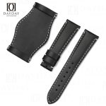 Custom calfskin leather bund strap for Tudor Black Bay 58 41 GMT Heritage Rolex Daytona, Omega Speedmaster, Oris, Seiko, Breitling