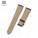 Custom handmade black genuine crocodile leather Omega Seamaster bracelet 19mm for sale (2)