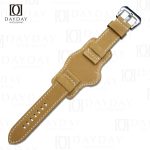 Custom handmade brown suede leather watchbands for Tudor Bund straps (1)
