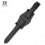 Custom premium calfskin leather bund strap suit fot Tudor Black Bay 58 41 GMT Heritage Rolex Daytona, Omega Speedmaster, Oris, Seiko, Breitling, and any other watches with flat end